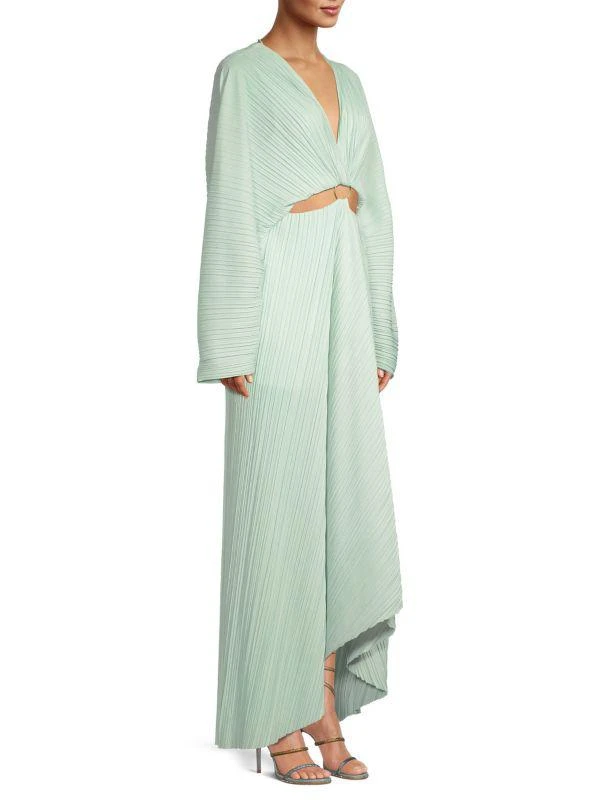 Significant Other Akila Plissé Cut-Out Maxi Dress 3