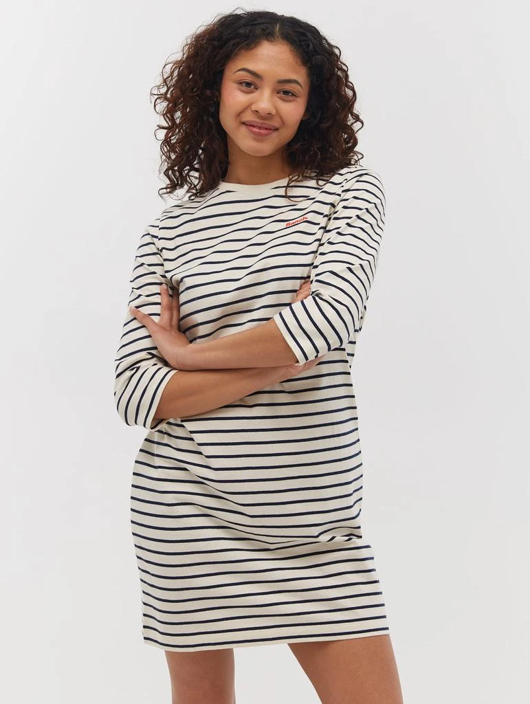 Bench. Mab Striped 3/4 Sleeve Dress 1