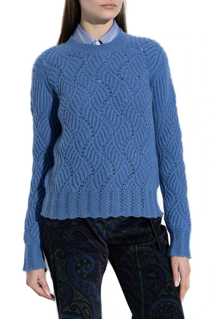 ETRO Etro Long Sleeved Crewneck Knitted Jumper 2
