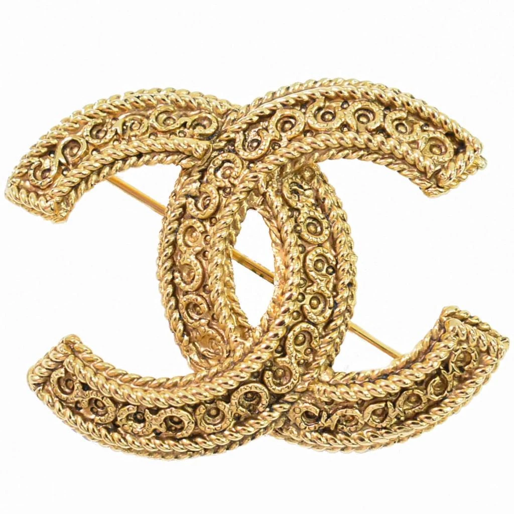 Chanel Cc Brooch Metal _Plated Brooch Jewelry (Pre-Owned)