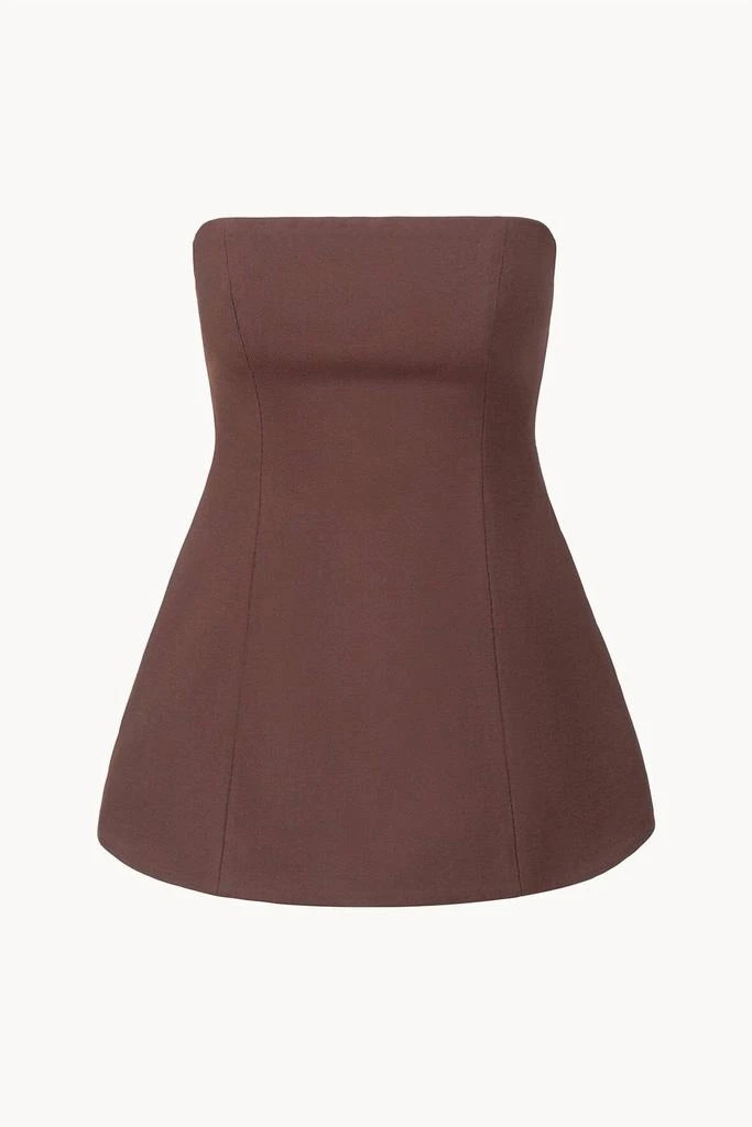 Staud Silvia Top In Dark Chocolate 4