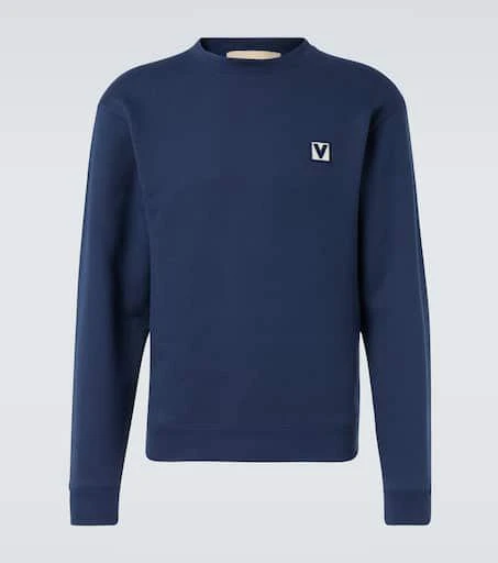 Valentino VLogo cotton jersey sweatshirt 1