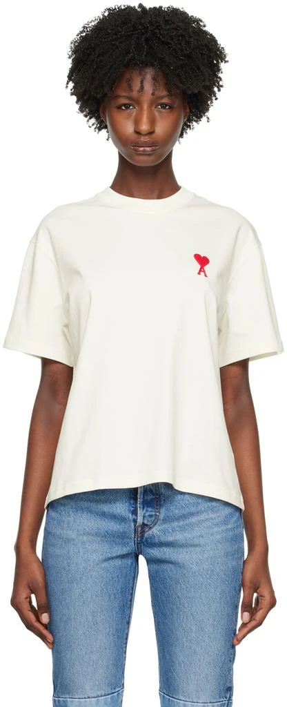 AMI White Ami de Cœur T-Shirt 1