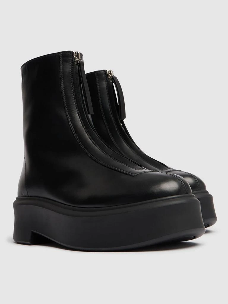 THE ROW 50mm Zipped Leather Ankle Boots 2