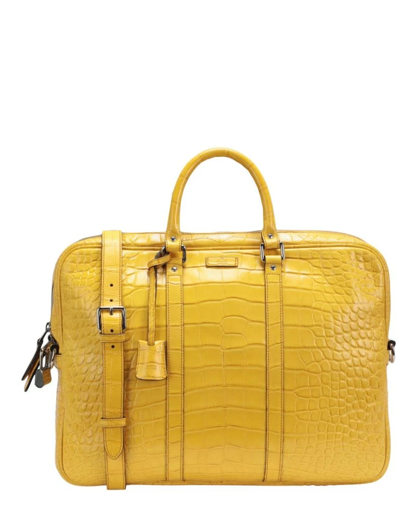 Gucci Crocodile Leather Briefcase 1