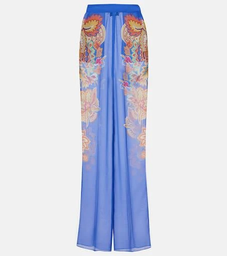 ETRO Paisley wide-leg pants 1