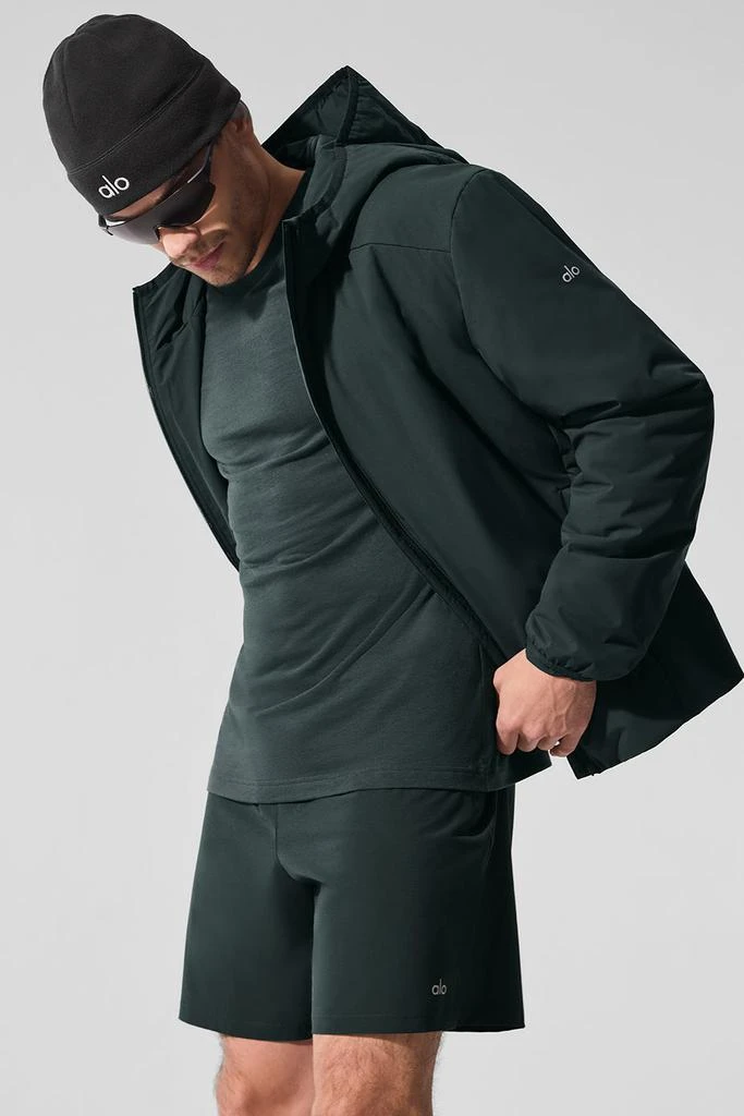 Alo Elemental Full-Zip Jacket - Charcoal Green 5