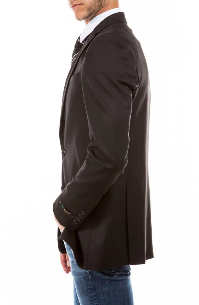 ZEGARIE Solid Two Button Notch Lapel Suit Separate Jacket 5