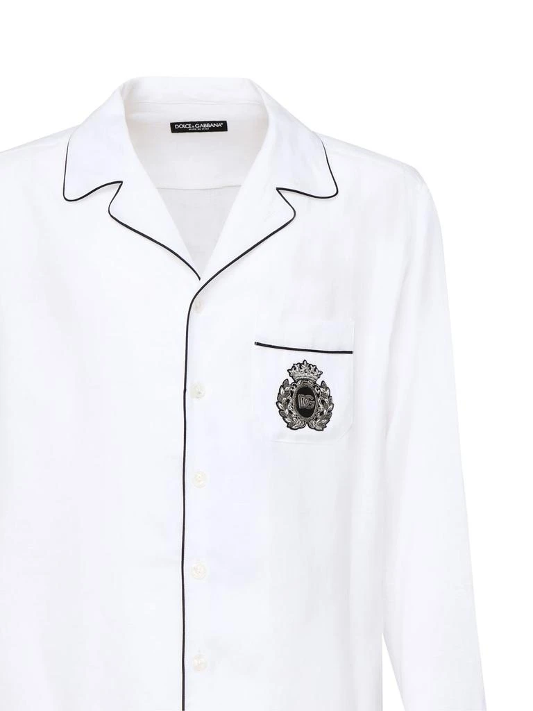 Dolce & Gabbana Dolce & Gabbana Heraldic Emblem Long-Sleeved Shirt 3