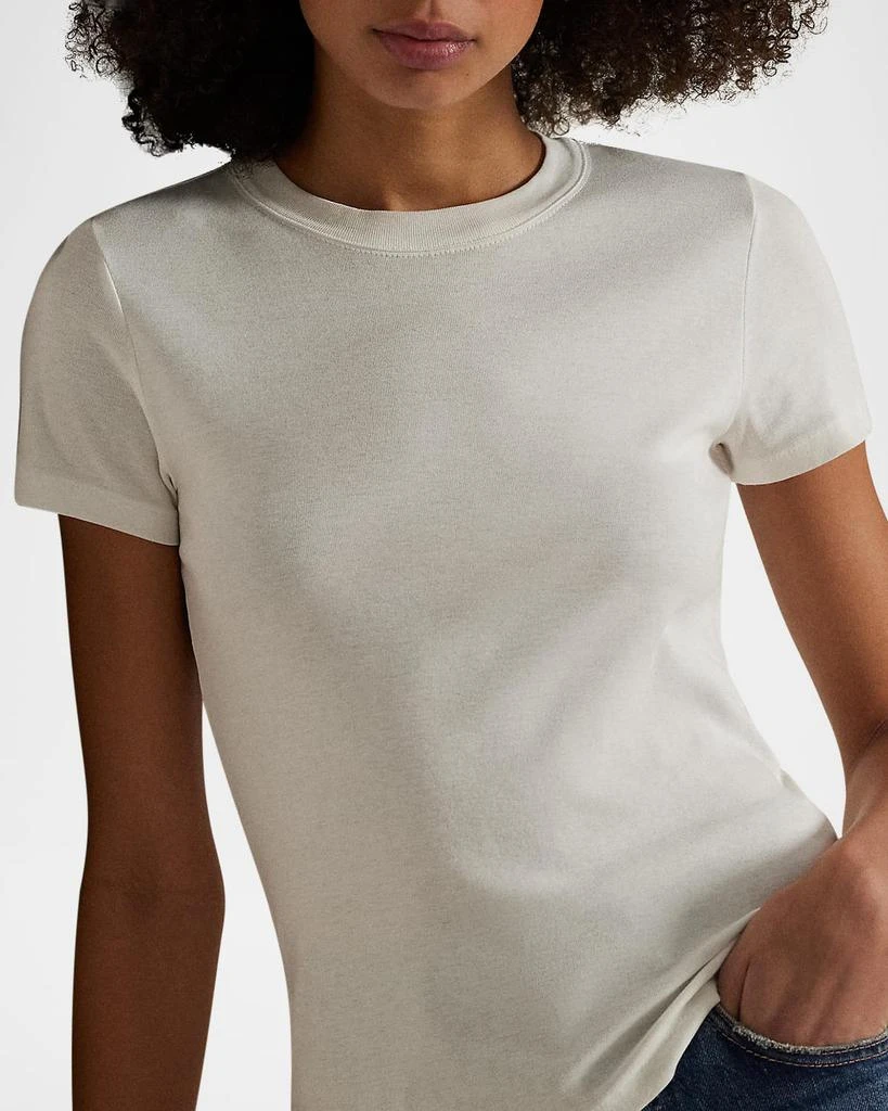 Ralph Lauren Slim Fit Ribbed Cotton Tee 5