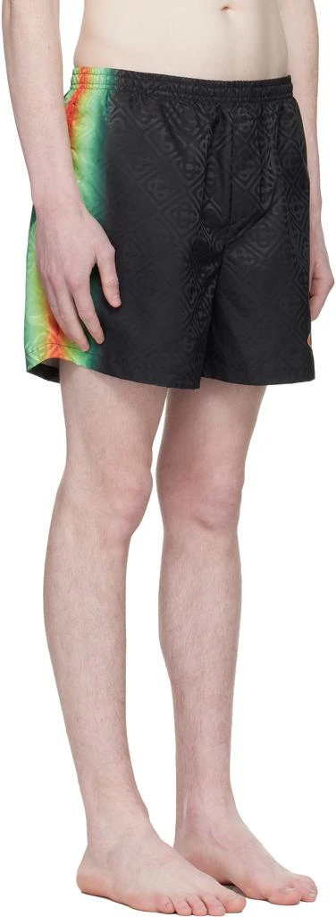 Casablanca Black Monogram Swim Shorts 2