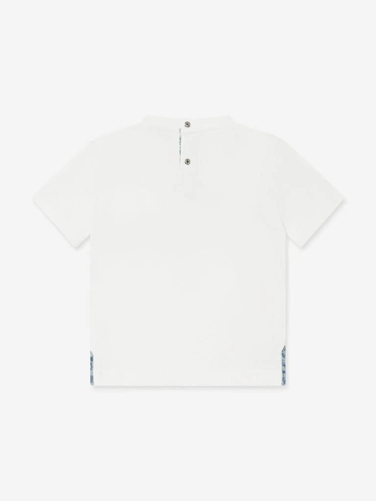 Roberto Cavalli Baby Boys Logo T-Shirt in White 2
