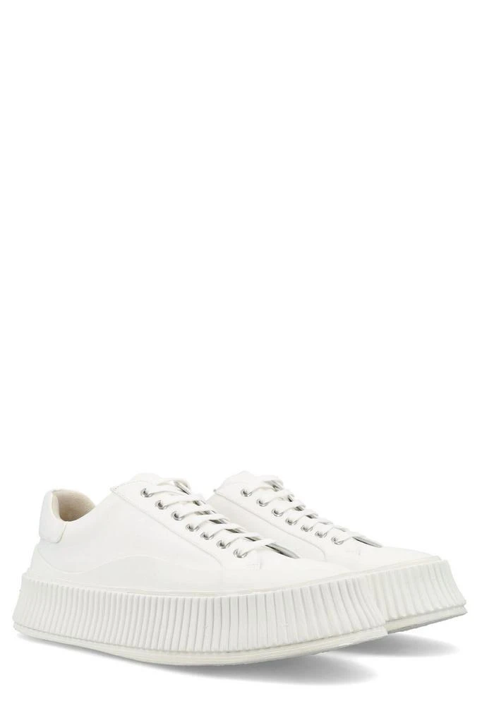 Jil Sander Jil Sander Round-Toe Lace-Up Sneakers 3