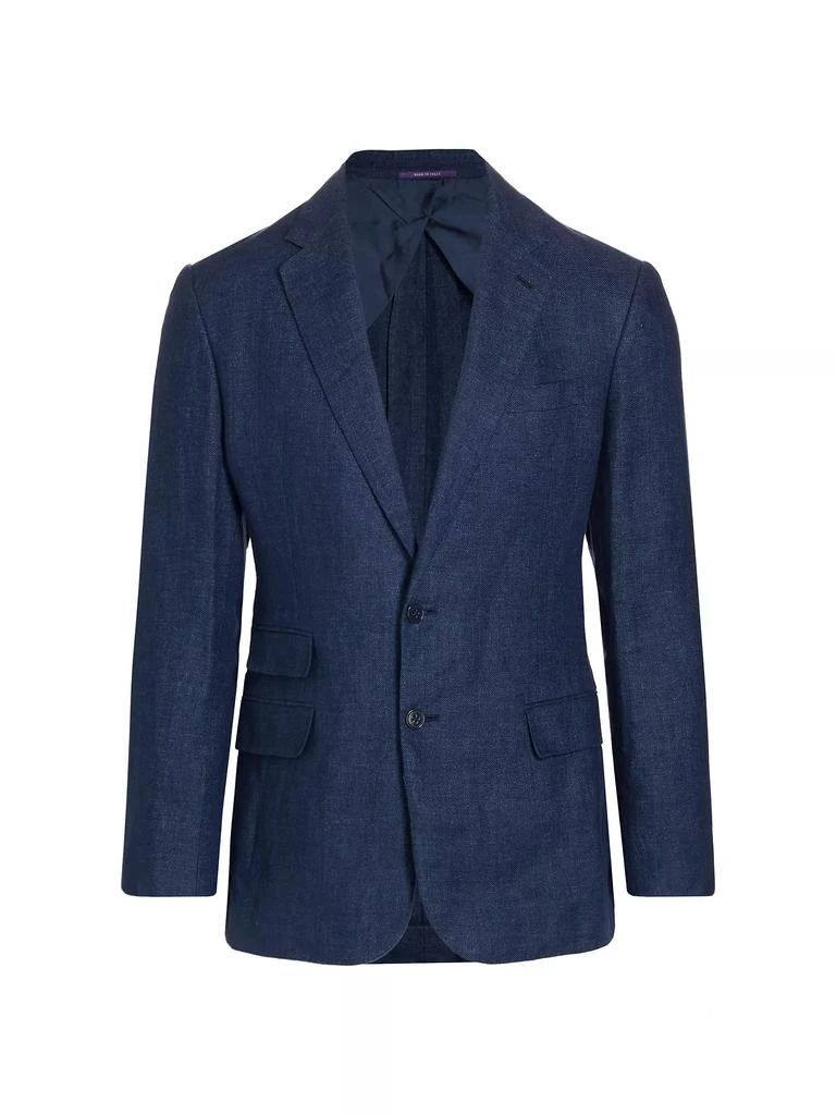 Ralph Lauren Kent Linen Single-Breasted Blazer 1