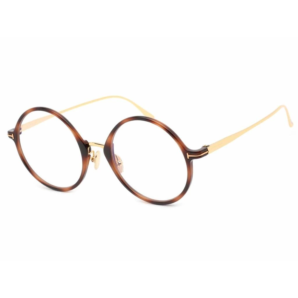 Tom Ford Tom Ford Women's Eyeglasses - Blonde Havana Round Full-Rim Frame | FT5703-B 053 1