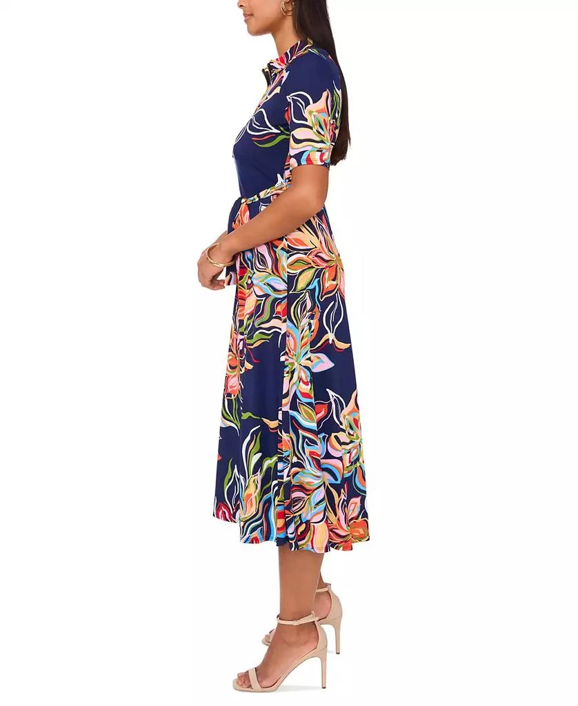 MSK Women's Floral-Print Midi Dress 4