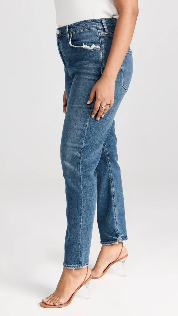 AGOLDE Riley Long: High Rise Straight Jeans 10