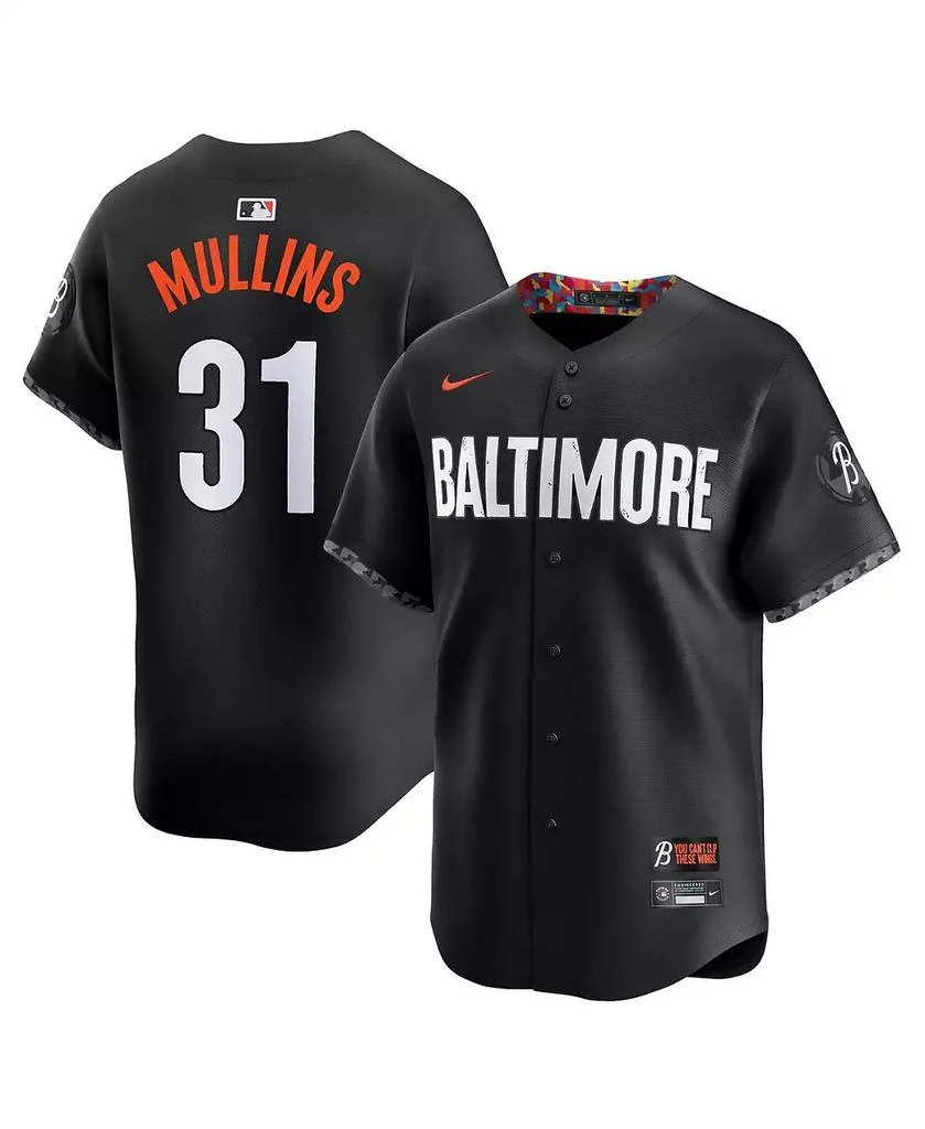 NIKE Men's Cedric Mullins Black Baltimore Orioles City Connect Limited Player Jersey 1
