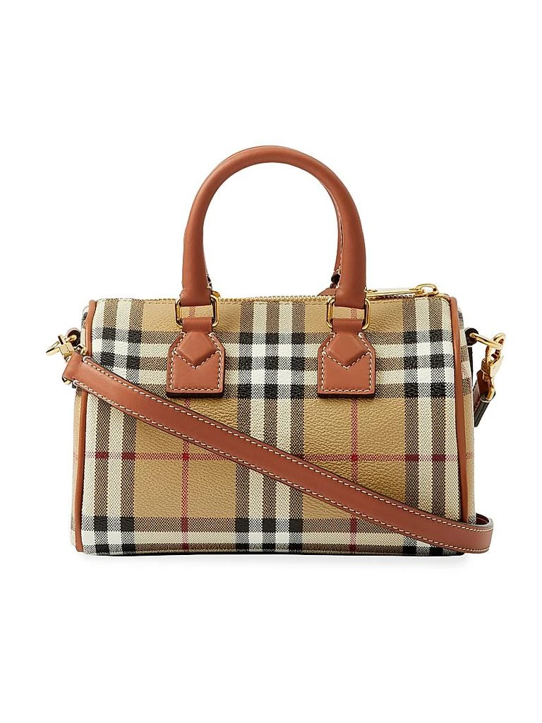 Burberry Mini Check Bowling Bag 6