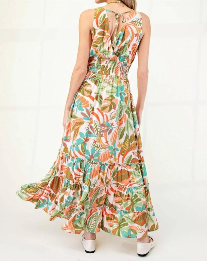 chinese dress ladies Easel Sleeveless Washed Denim Maxi Dress – The Colony Shop main image 1