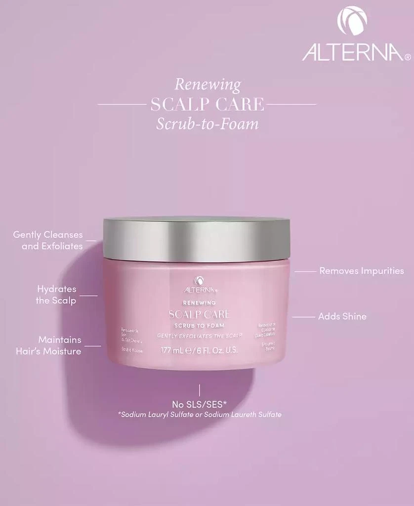 ALTERNA Renewing Scalp Care Scrub To Foam, 6 oz. 6
