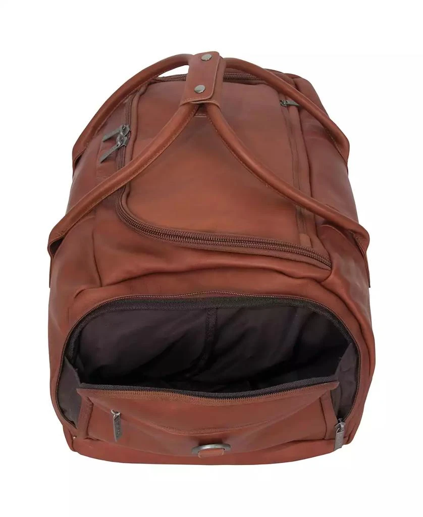 Kenneth Cole Colombian Leather 20" Single Compartment Top Load Travel Duffel Bag 3