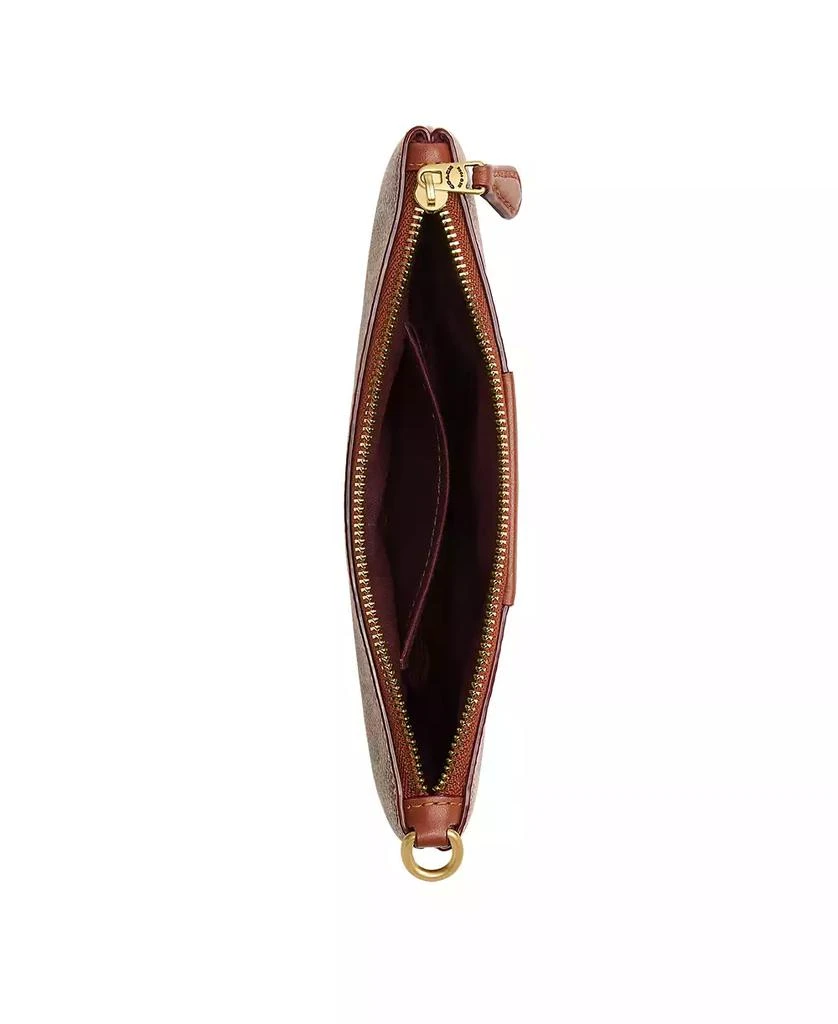 Coach Women's Signature Canvas Wristlet 3
