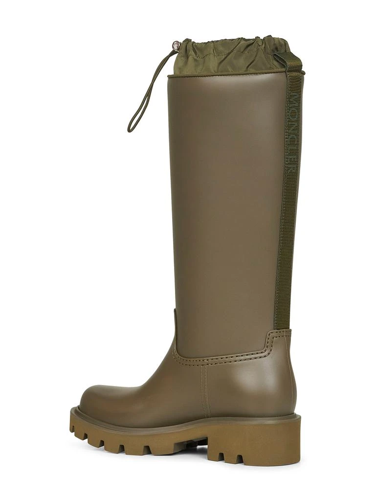 Moncler MONCLER | Olive green Kickstream High rain boots | Women | 36 3