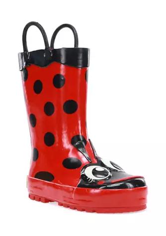 Western Chief Chief Toddler Youth Girls Ladybug Rain Boots
