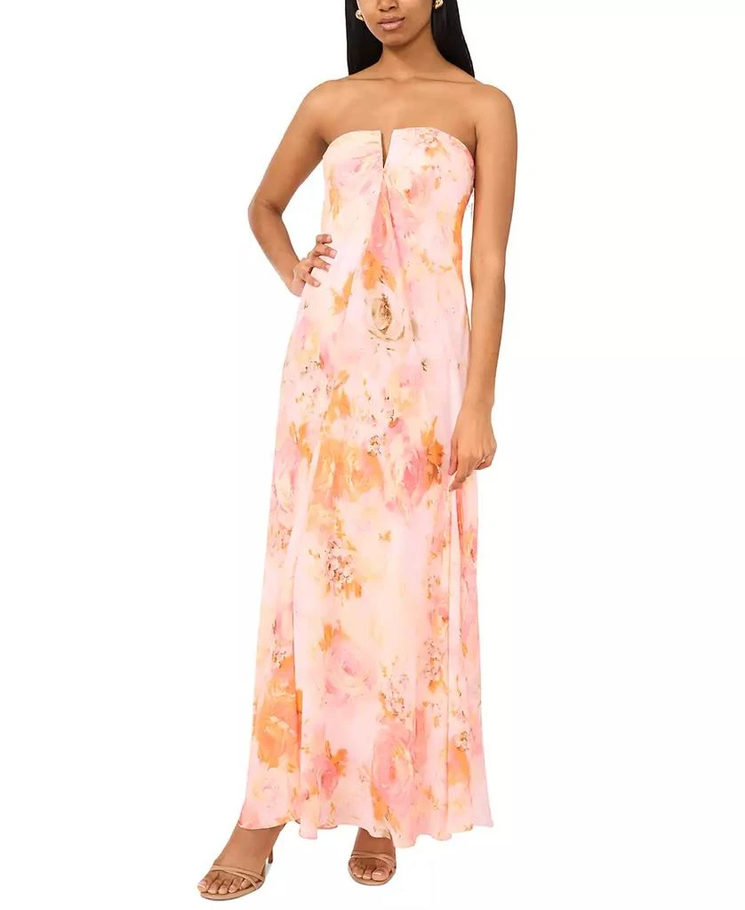 Parker Women's The Emerson Strapless Floral-Print Maxi Dress 1