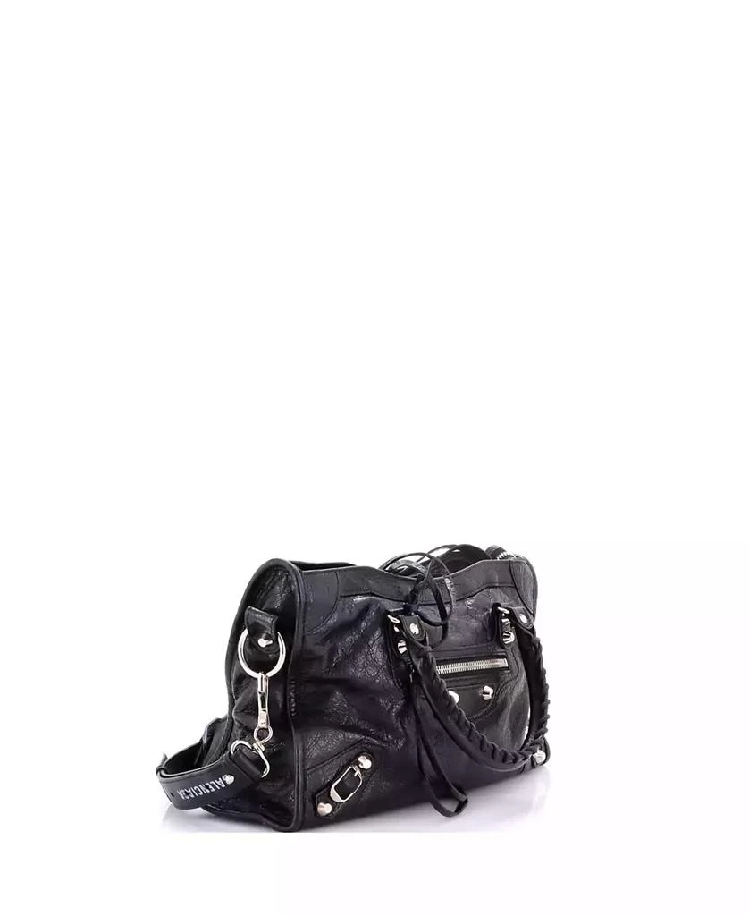 Pre-Owned Balenciaga Small Logo Strap City Classic Studs Bag Leather 3