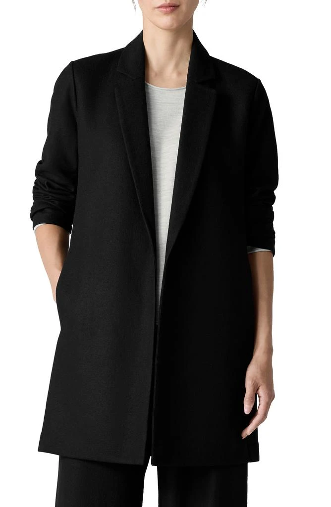 Eileen Fisher Long Wool Blazer