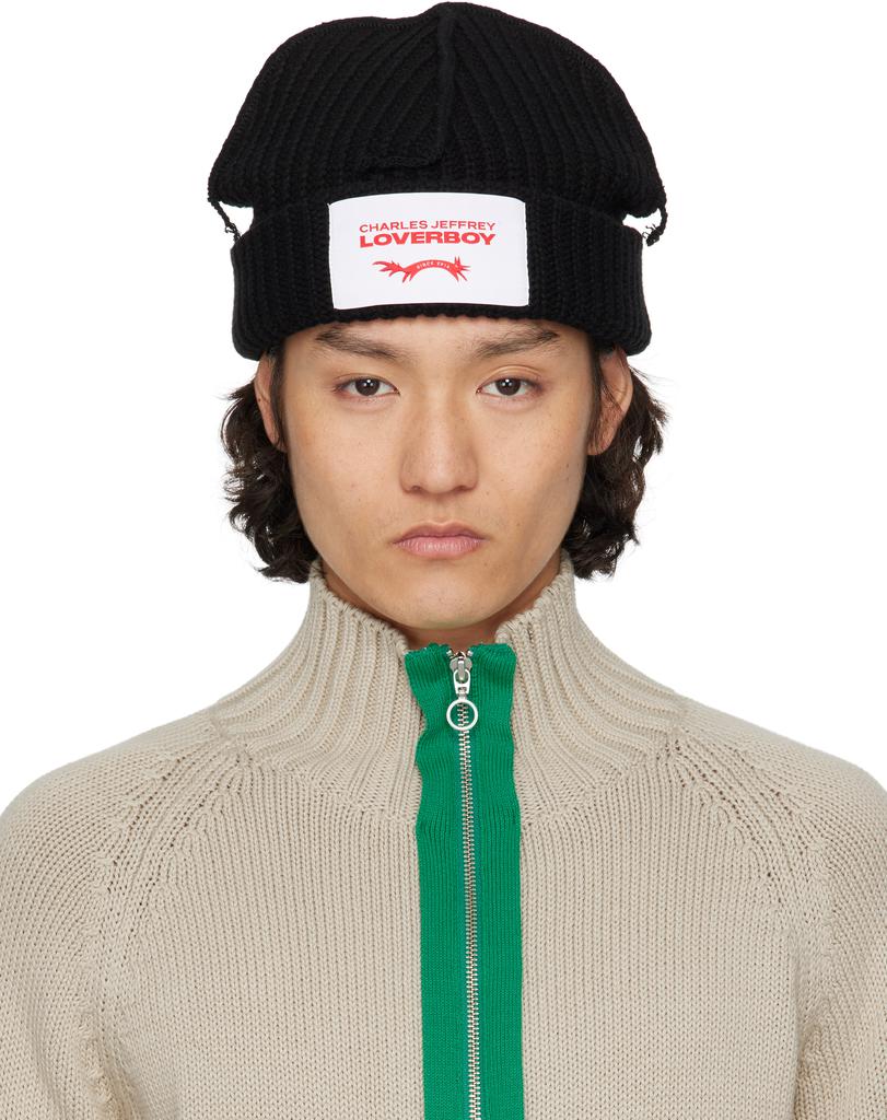 Charles Jeffrey Loverboy Tan Chunky Lion Beanie - Hats