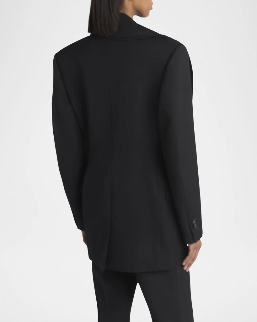 Bottega Veneta Bunny Lapel Brooch Compact Wool Jacket 3