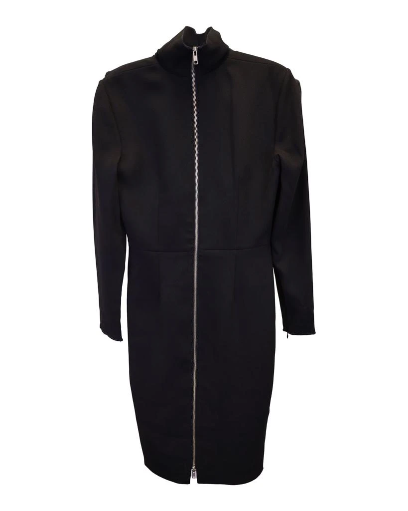 Alex Perry Mock Neck Dress in Black Triacetate 2