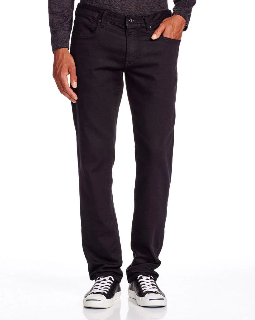 John Varvatos USA J701 Straight Fit Jeans in Black 1