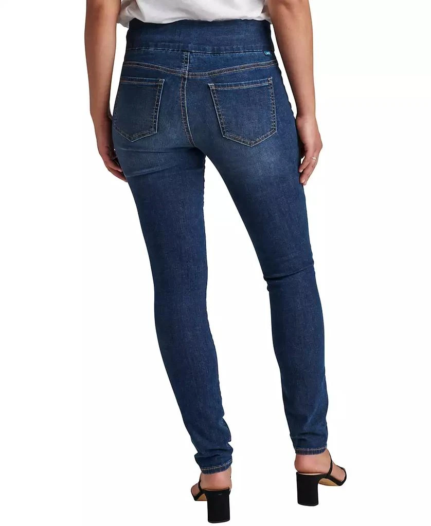 JAG Jeans Women's Nora Mid Rise Skinny Pull-On Jeans 3