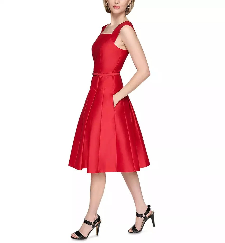 plaid fit-and-flare dress & bloomer Morilee Sweetheart Fit and Flare Prom Dress 49053 main image 0