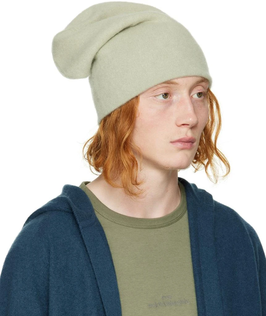 Frenckenberger Green Cashmere Beanie 2