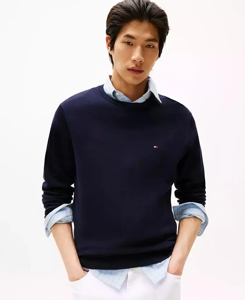 Tommy Hilfiger Men's Essential Cotton Crewneck Sweater