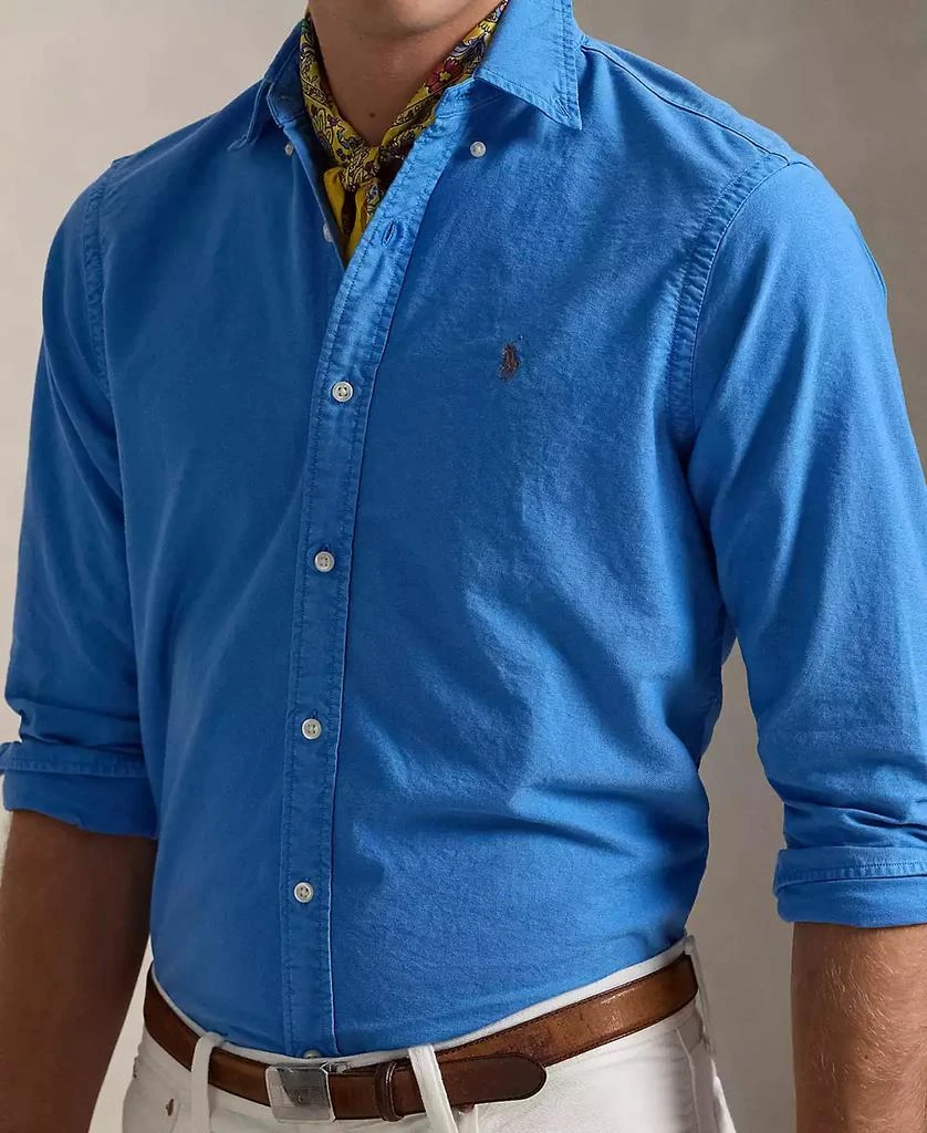 Ralph Lauren Men's Classic Fit Mineral-Dyed Oxford Shirt 3