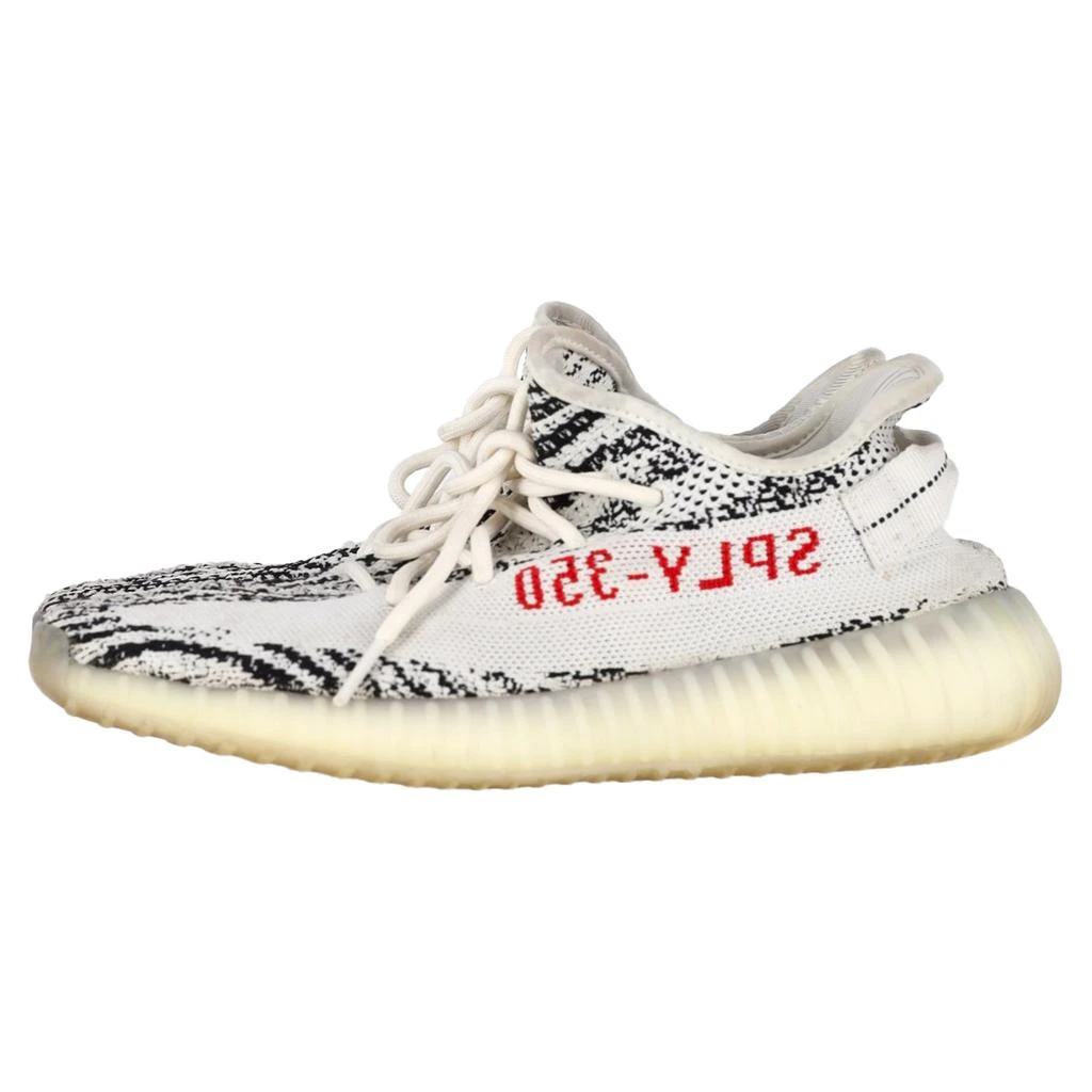 YEEZY Yeezy Boost 350 V2 Zebra Sneakers in White Cotton 4