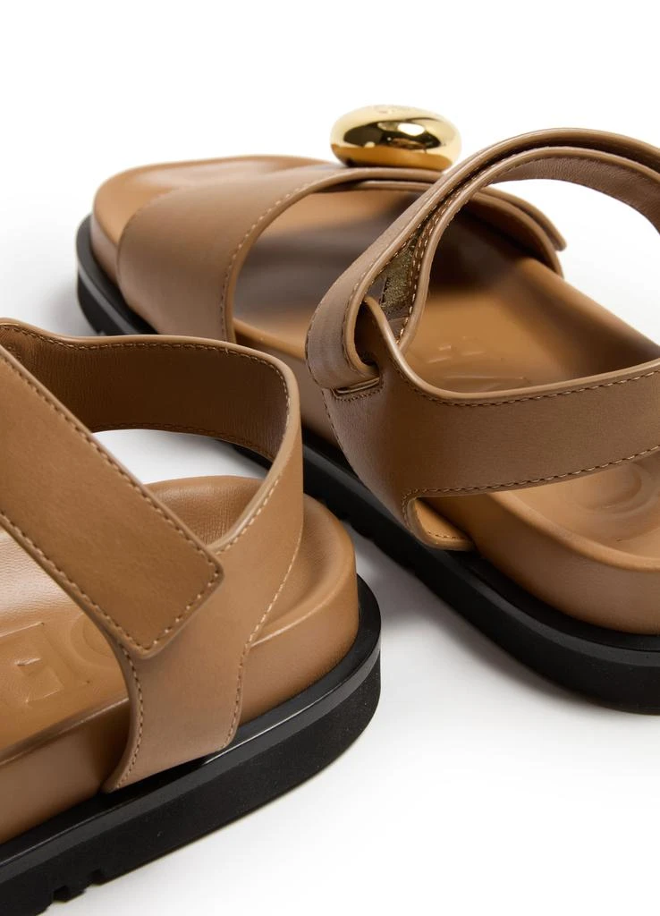 Loewe Pebble fussbett sandal in soft calfskin 7
