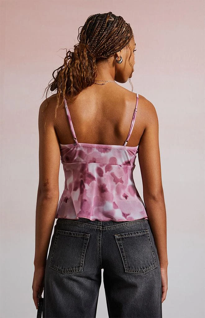 Third Charm Selena Floral Mesh Tank Top 4