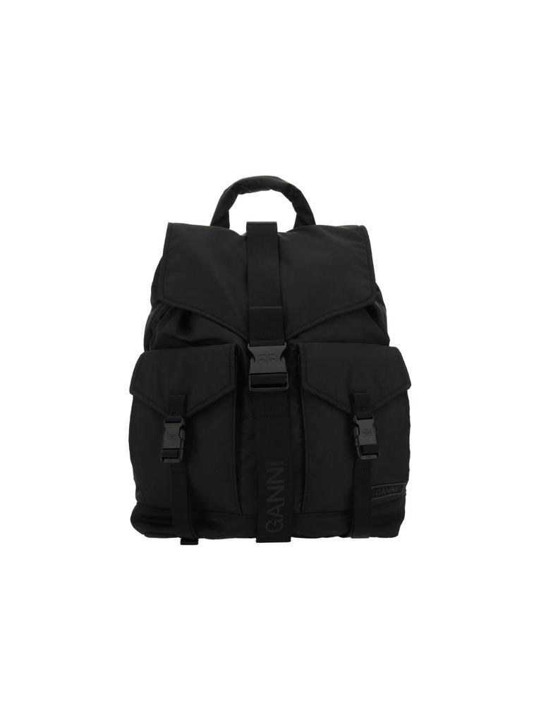 Ganni Ganni Tech Pocket Detailed Backpack