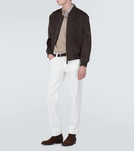 Brioni Wool and cashmere bomber jacket 2
