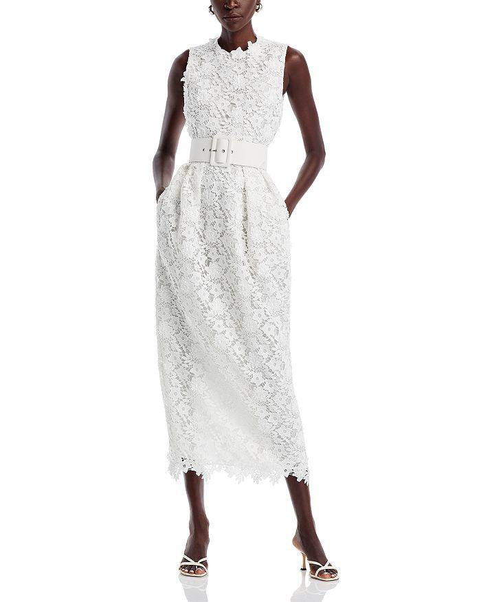 Safiyaa Alani Lace Midi Dress