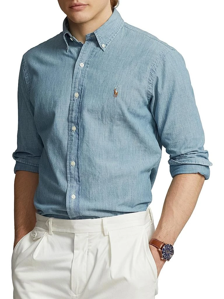 Ralph Lauren Classic-Fit Chambray Shirt 3