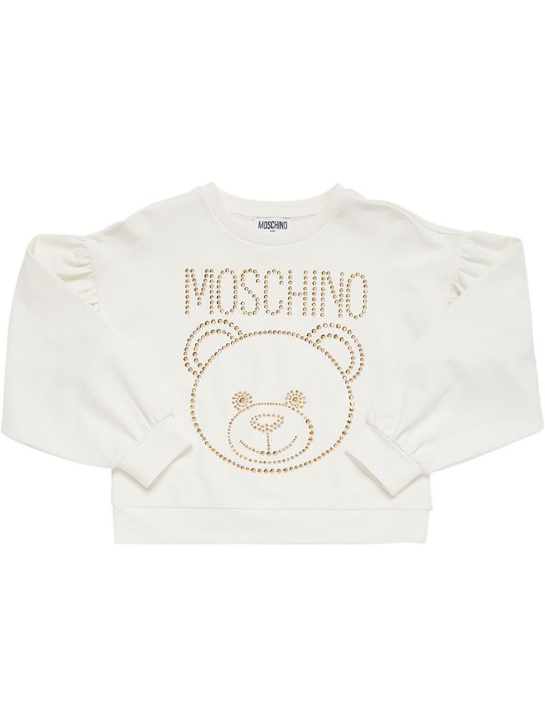 MOSCHINO Cotton Crewneck Sweatshirt