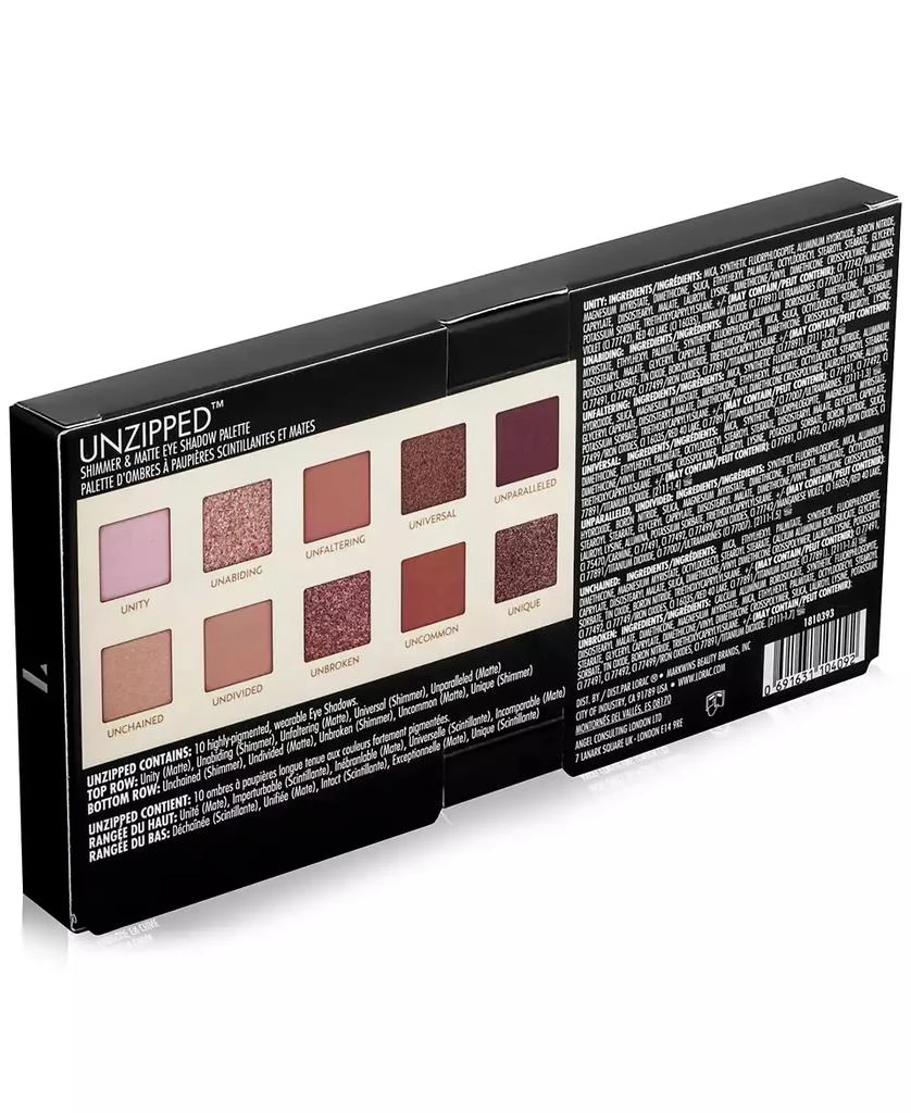 Lorac Unzipped Amor Shimmer 
Matte Eye Shadow Palette 9